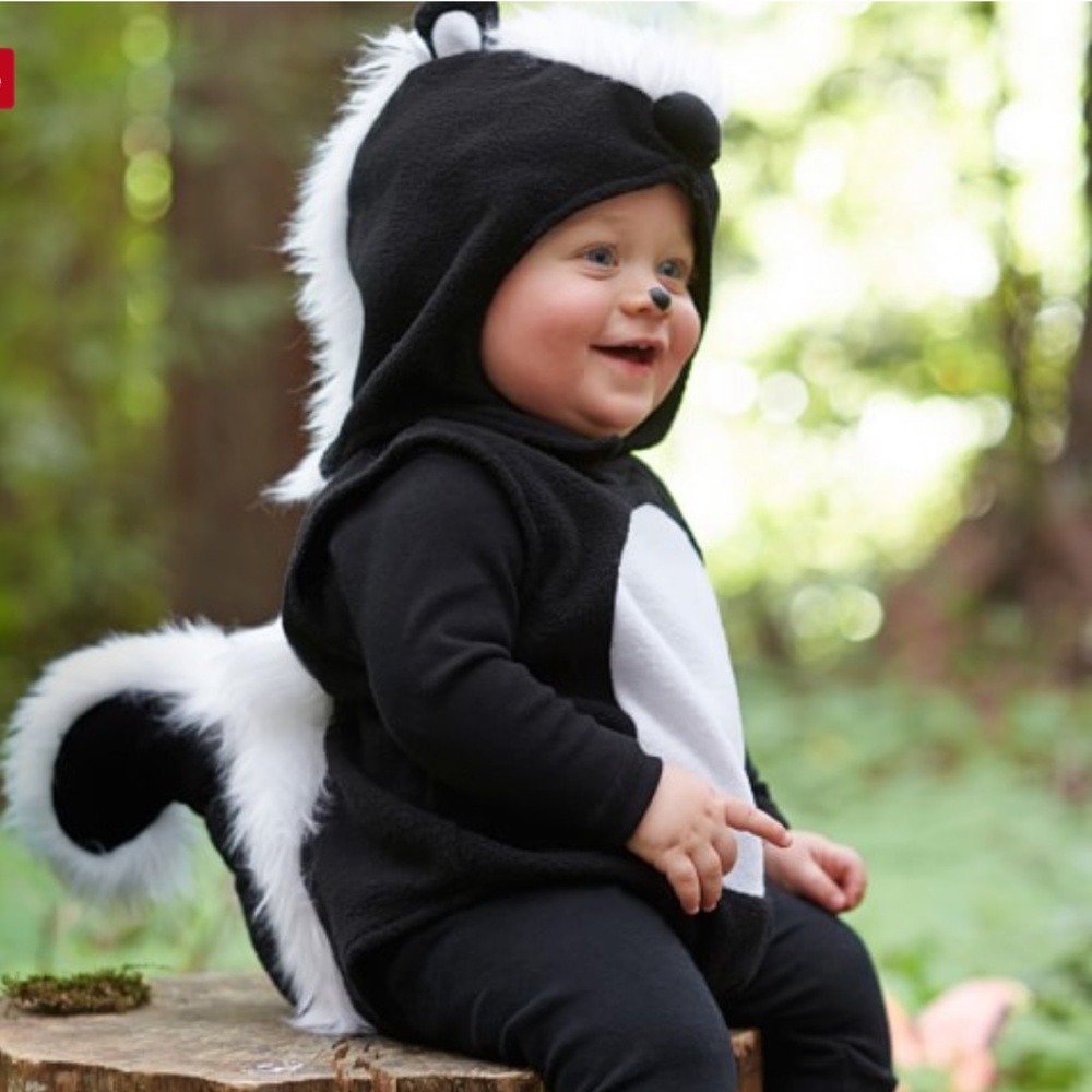 NWT 0-6 mo PB Kids Skunk Costume
